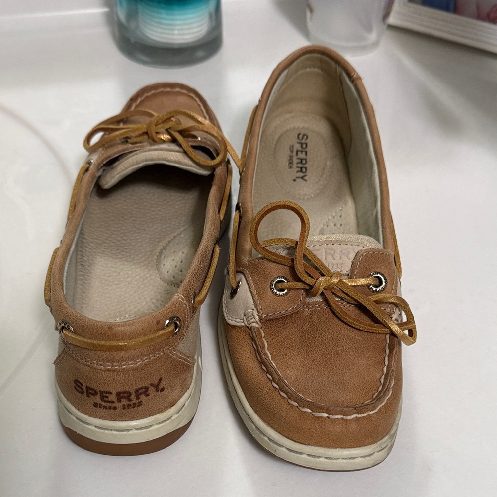 Sperry Kids Brown Moccasins